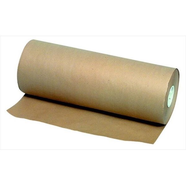 School Smart School Smart 027174 Heavy Weight Kraft Paper Roll - 40 Lbs. - 24 In x 1000 Ft. - Brown 27174 - main